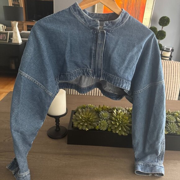 COS Cropped Denim Jacket, Size xs/s, worn once - Picture 1 of 4